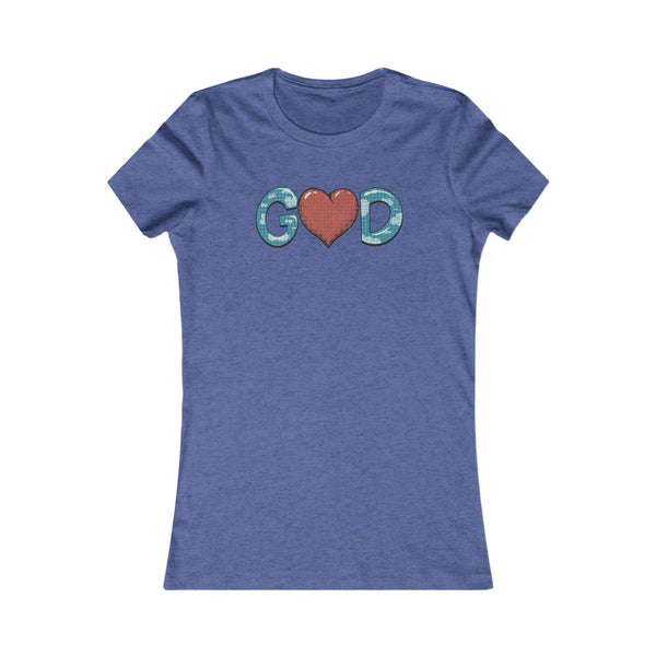 The Center of God is Love T-shirt (Women's)