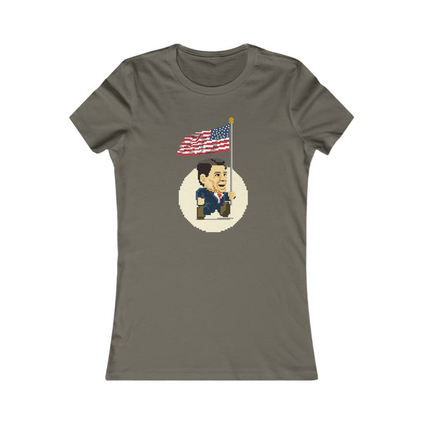 8-Bit Reagan! T-shirt (Women's)