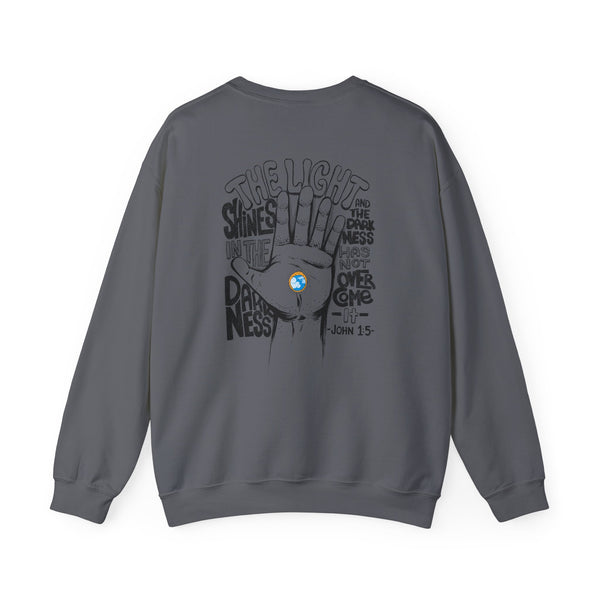 The Light Shines in the Darkness Sweatshirt