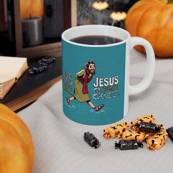 Haters Be Like...Jesus Can't Swim! Ceramic Mug, (11oz, 15oz)