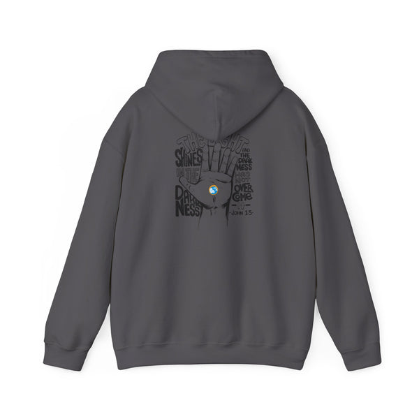 The Light Shines in the Darkness Hooded Sweatshirt